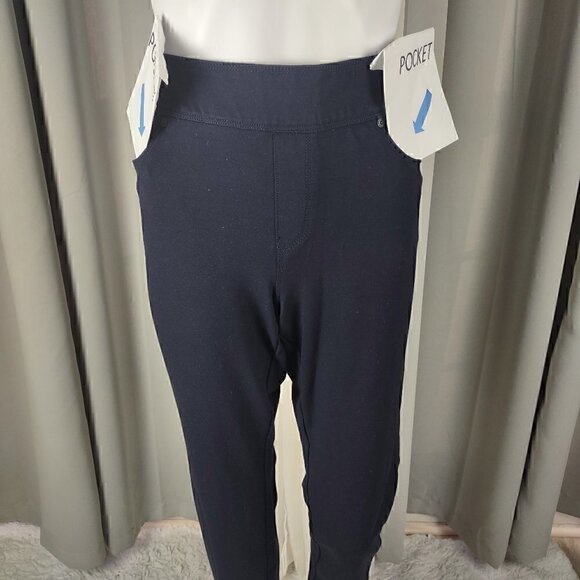Liz Claiborne Blue Classic Elastic Waist Ankle Pants Size Large - Picture 3 of 12